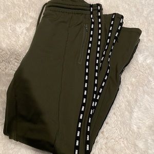 Victorias Secret PINK Olive Green Stretchy Athletic Jogger Small